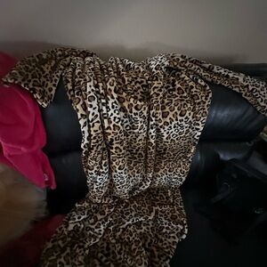 Leopard Print Wearable Blanket